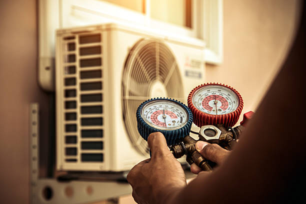 Professional Hvac Installation technician working in Woodland Park, CO